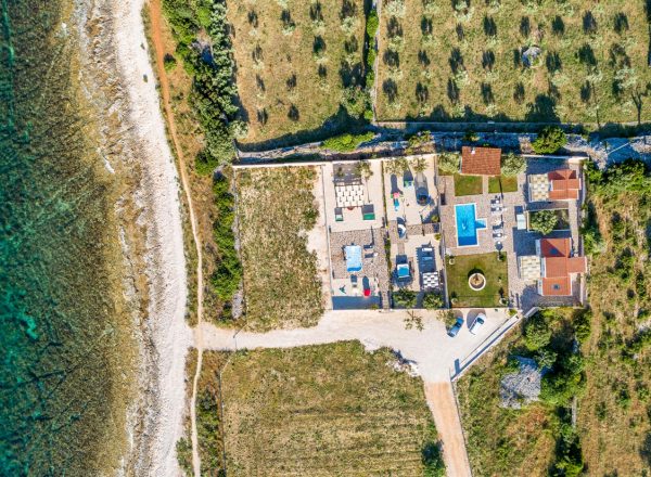 VIlla MIS Supetar-aerial view